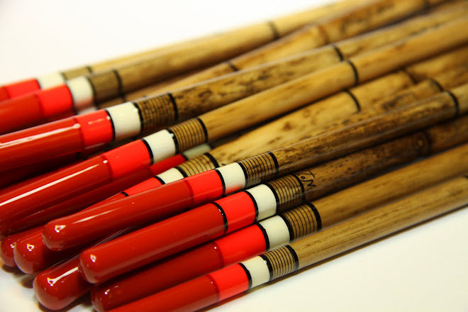 Reed Wagglers, porcupine quill stems & bi-colour tips