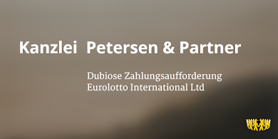Inkasso | Kanzlei  Petersen & Partner | Eurolotto International Ltd