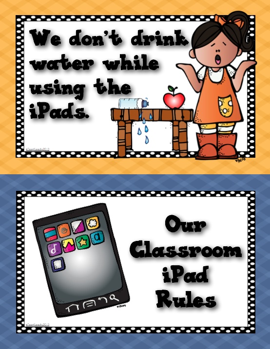 Theimaginationnook Classroom iPad Rules