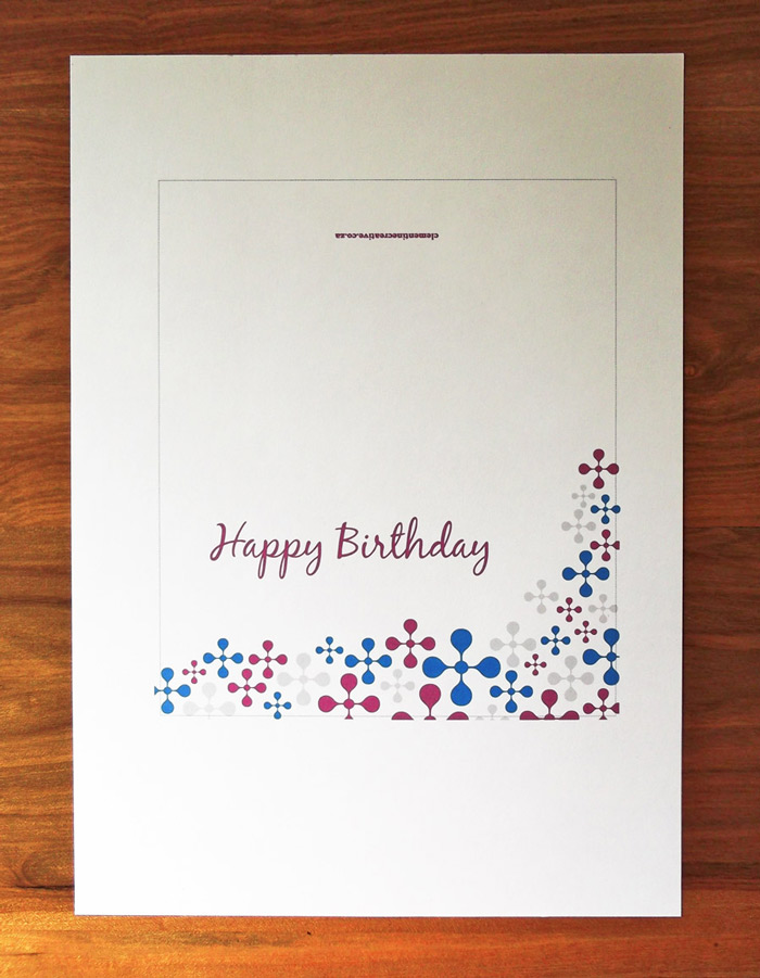 print out birthday card
