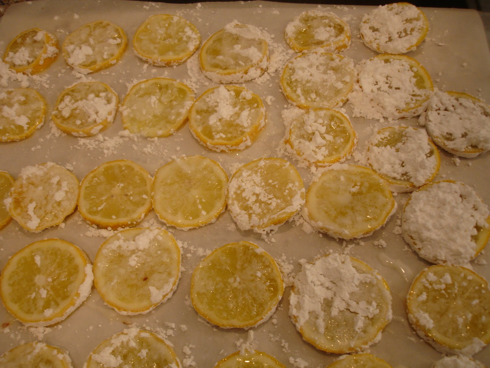 The Garden Cat Cottage CANDIED LEMON SLICESOVEN BAKED RECIPE