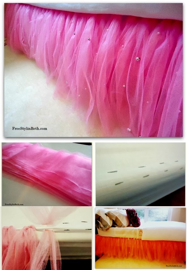 DIY Table and Bed Tutu Skirts DIY Craft Projects