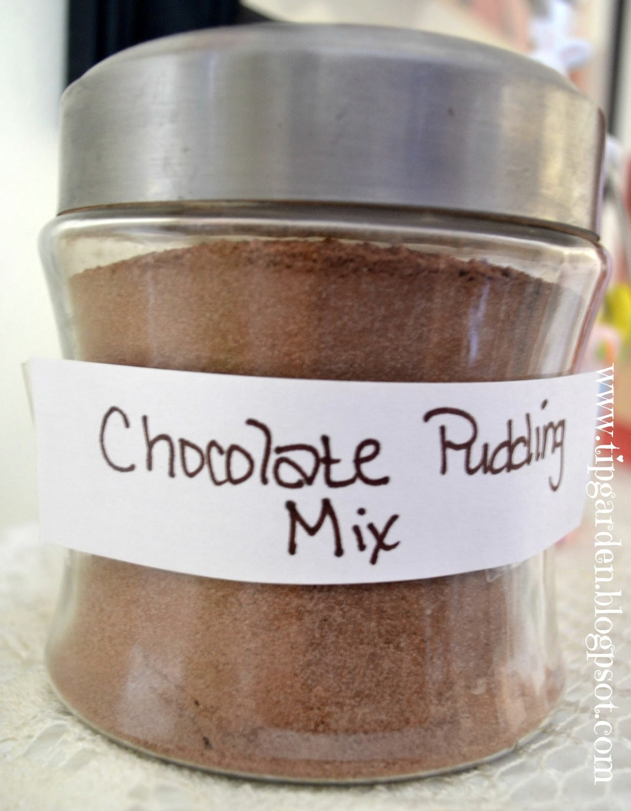 TIP GARDEN Master Mix Chocolate or Vanilla Pudding Mix