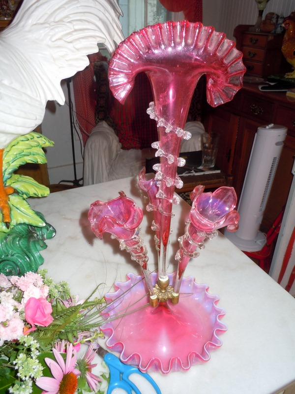 My Old Historic House Victorian Epergne Pronounced Epurn.