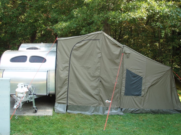 Family Tent Camping OzTent..The Perfect Teardrop Trailer Accessory