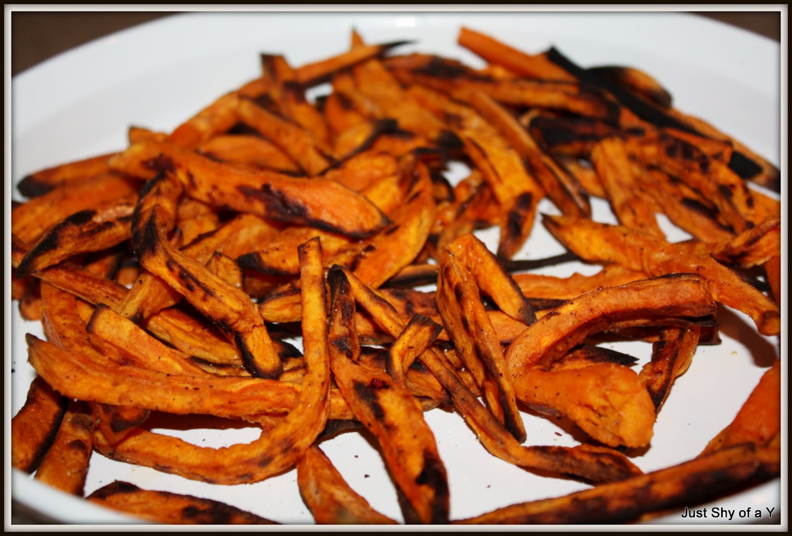 Just Shy of a Y homemade baked sweet potato fries