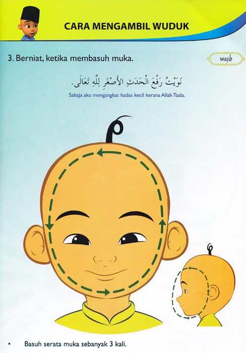 Gambar Cara Berwuduk