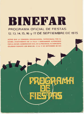 Carteles Fiestas de Binéfar y programas