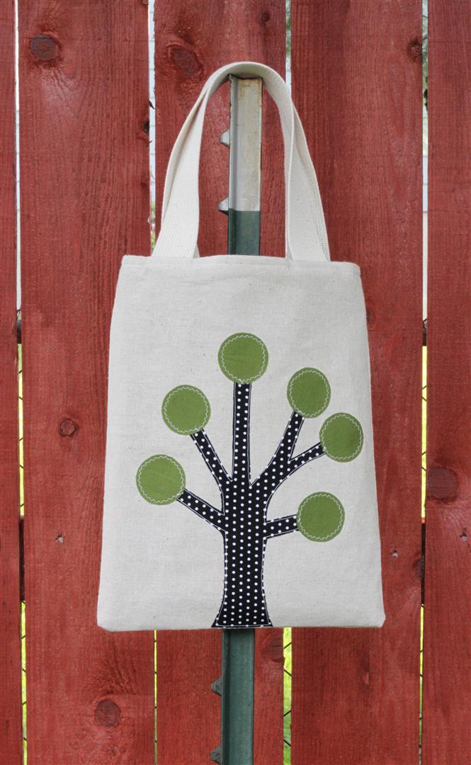 645 by the crafty cpa return on creativity lil' tree tote bag