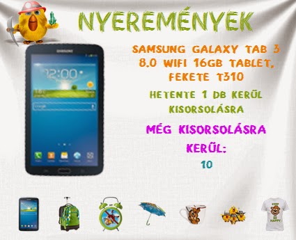 KUBU nyereményjáték 2014 KUBU nyeremények