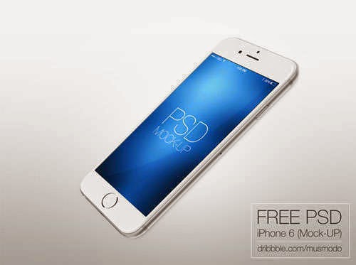Free iPhone 6 PSD Mock-ups and Templates
