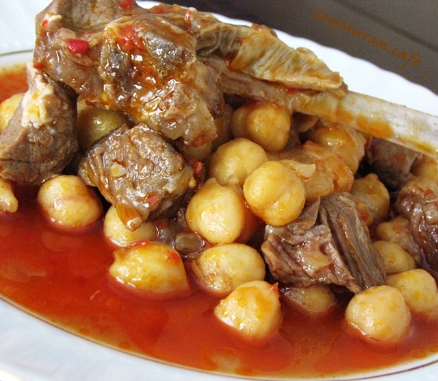 Nohut Yahni Zeymuran Cafee Yemek Tarifleri