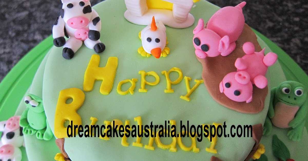 Dream Cakes Australia: Farm Themed Animal Cake