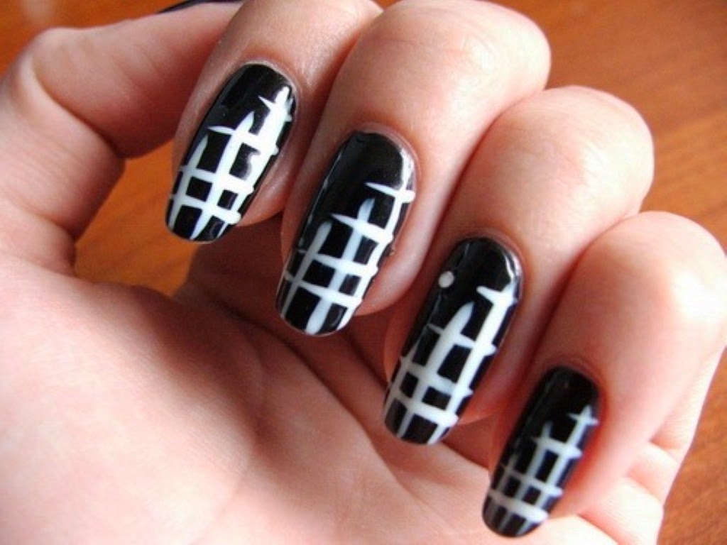Black and White Nail Designs on Tumblr - wide 6