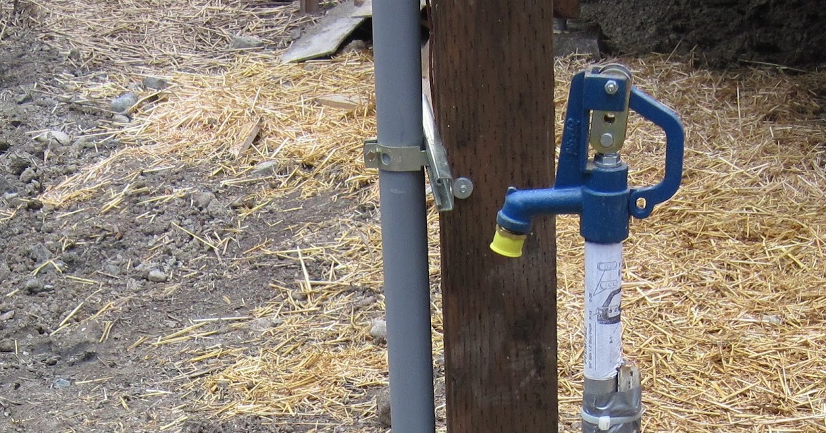 Jay builds a house Frostfree hydrants