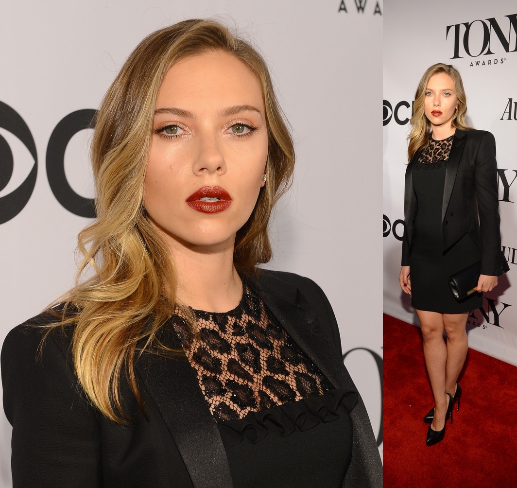 ScarletStiletto: Scarlett Johansson in Saint Laurent - 2013 Tony Awards