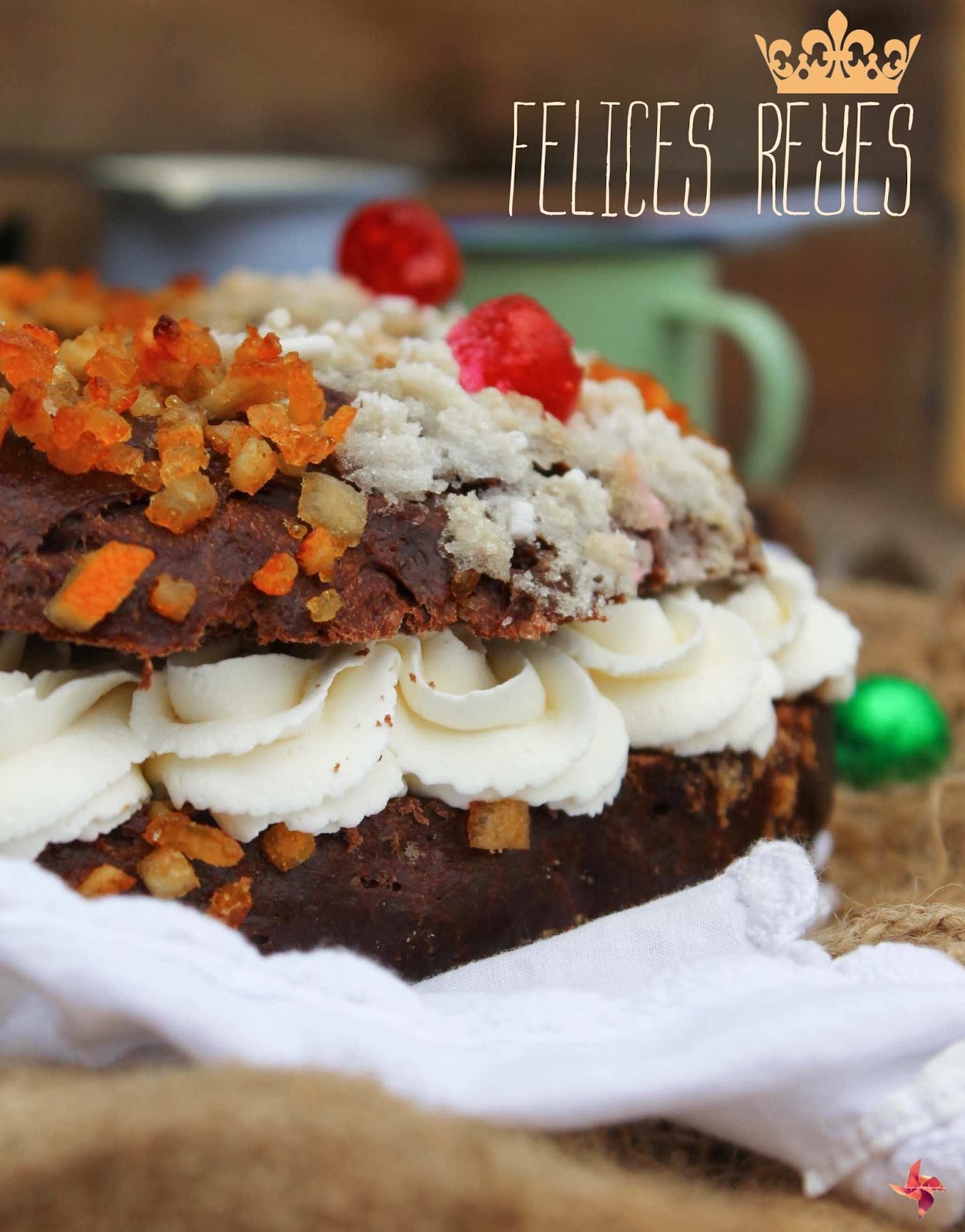 Cupcakelosophy: Roscon de reyes de chocolate!!