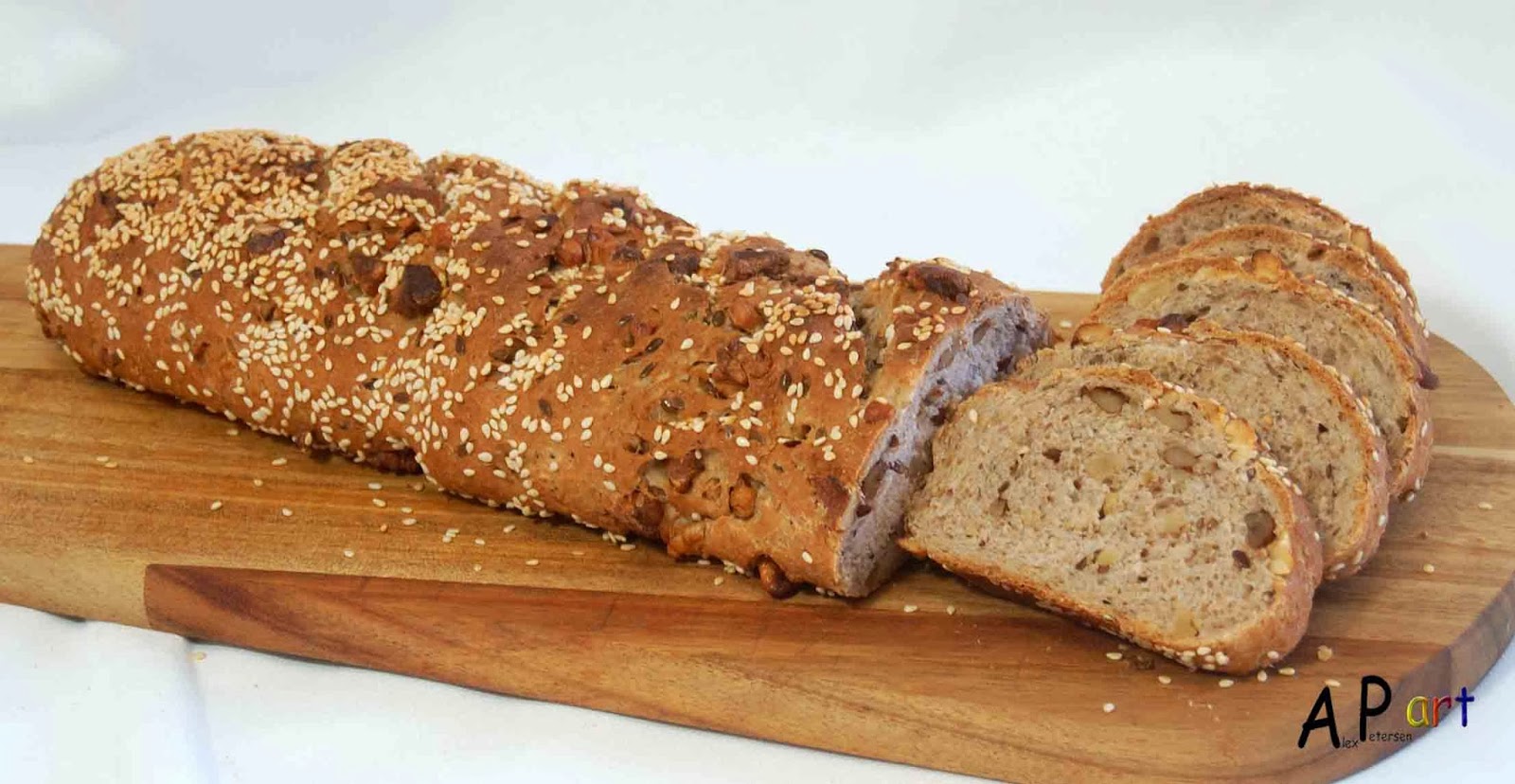 Alex the Contemporary Culinarian Walnut and Flax Seed Bread
