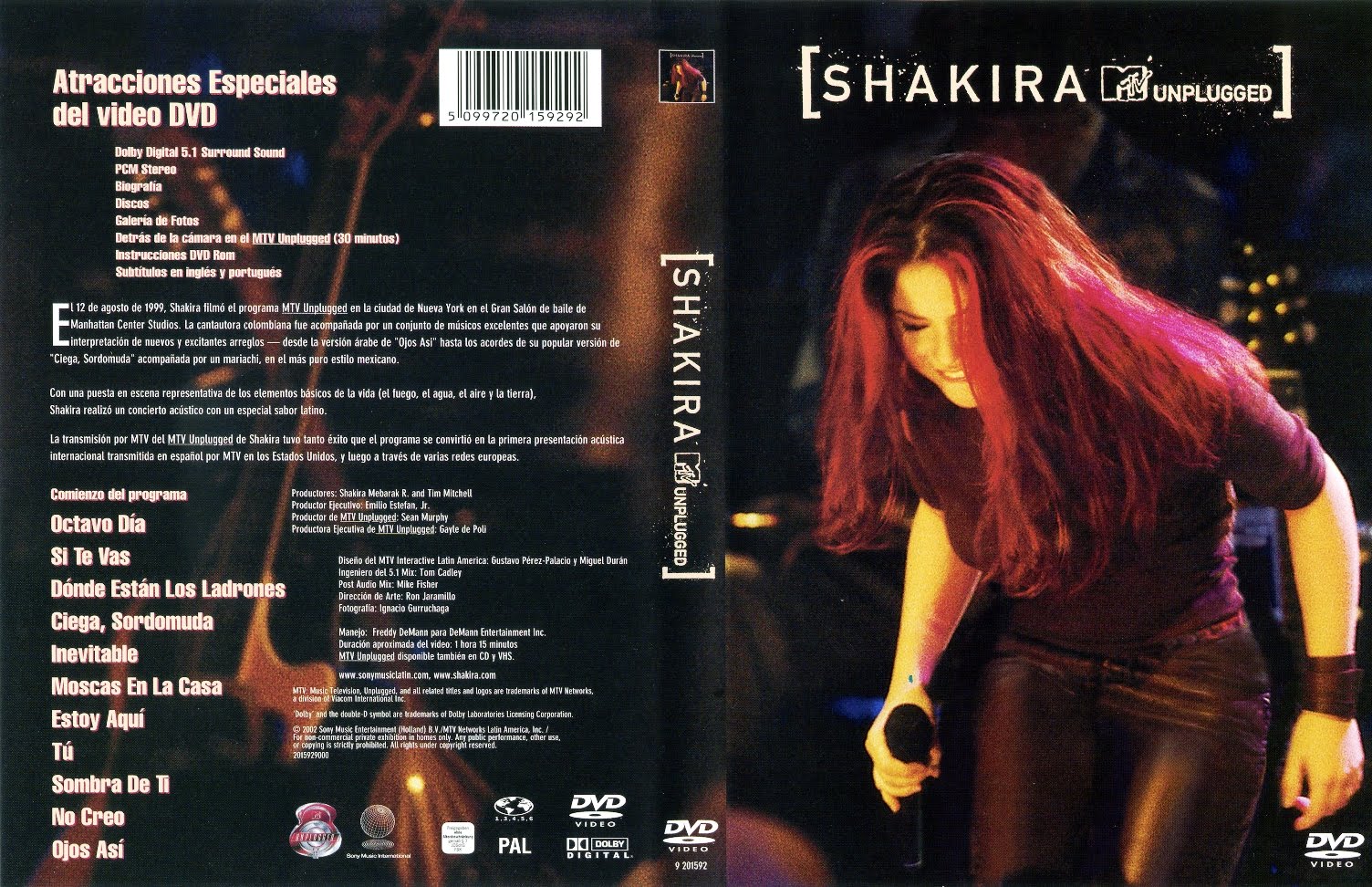 Shakira - MTV Unplugged Completo FULL MEGA - Descargar Discos gratis