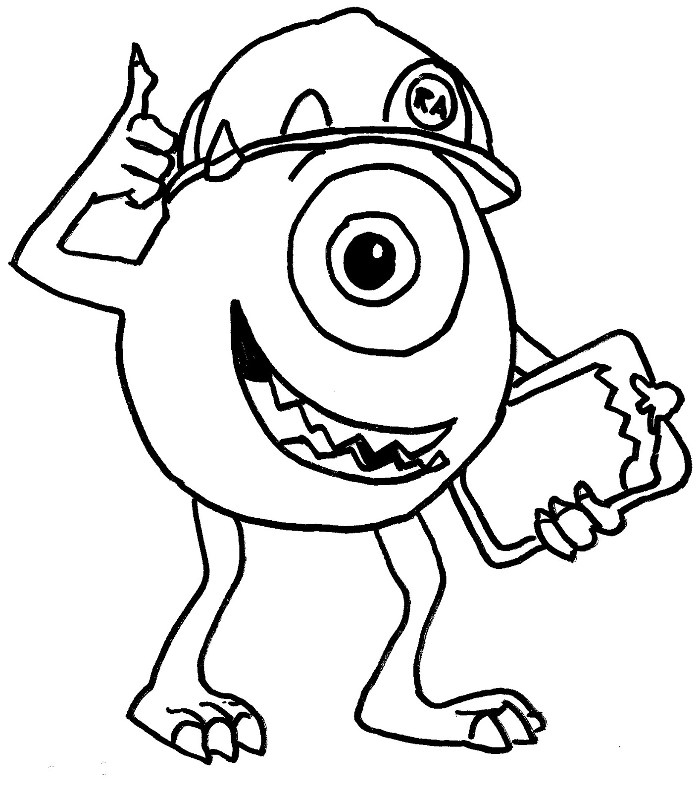 Disney Coloring Pages Pictures: Monsters, Inc Coloring Pages