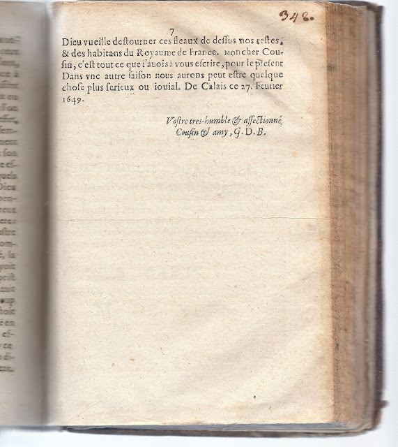 Mazarinade signé G.D.B.