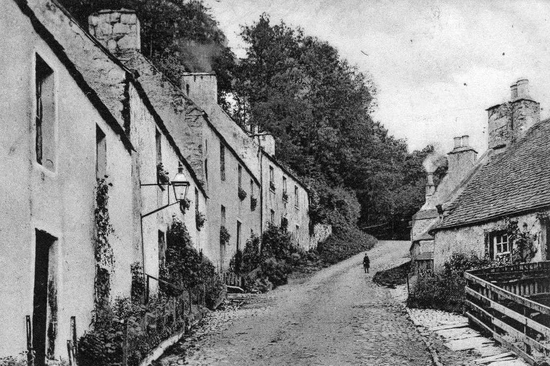 Tour Scotland Photographs Old Photograph Brae Street Dunkeld