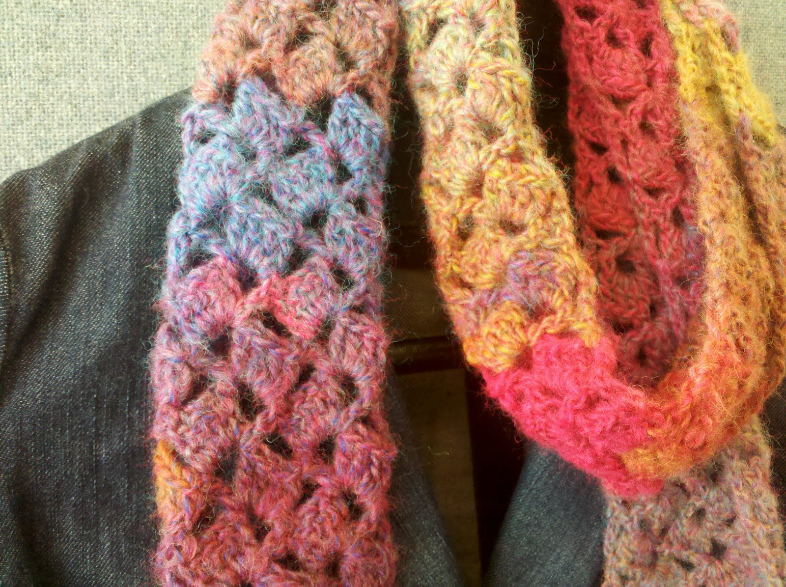 Not Your Gram's Afghan Amazing Yarn Scarf
