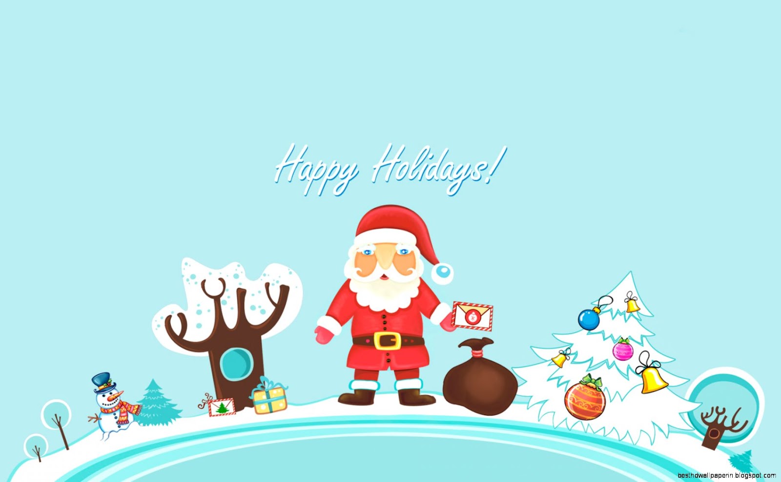 Christmas Happy Holidays Santa Claus Christmas Happy Holidays Santa Claus