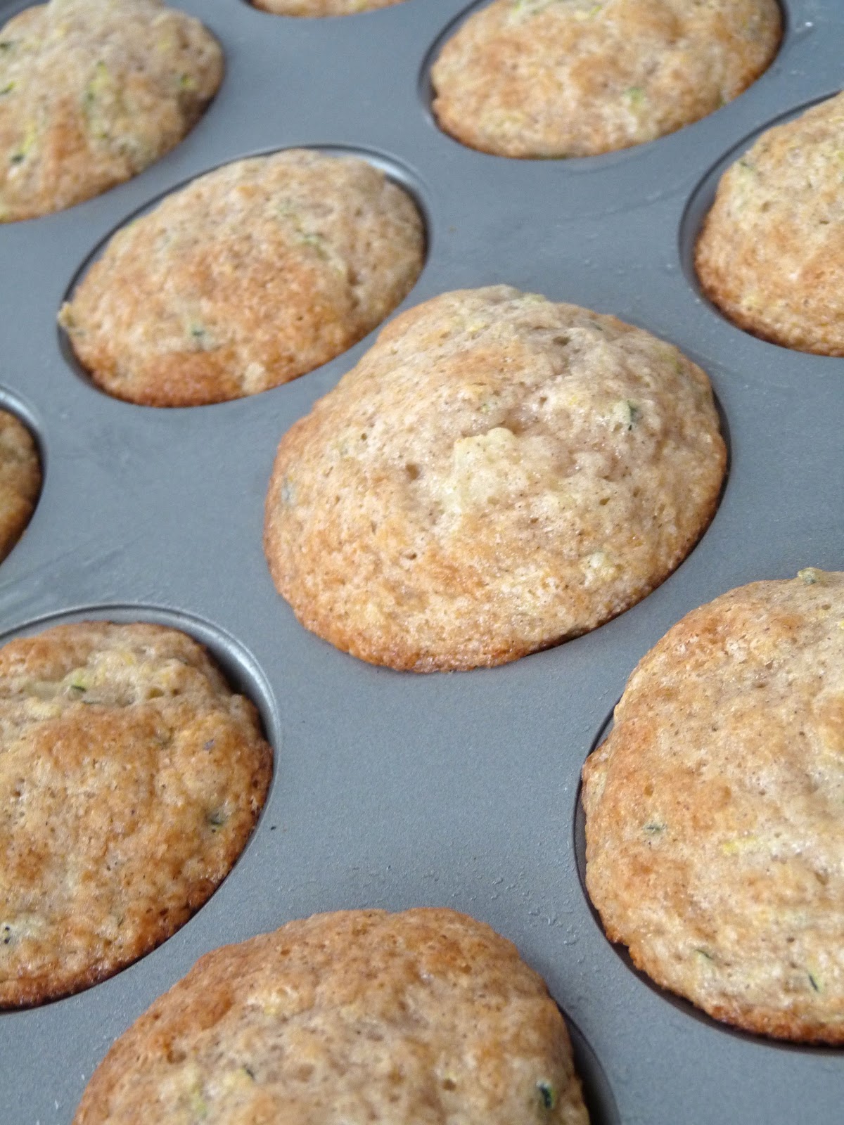 Healthy Pineapple Zucchini Muffins