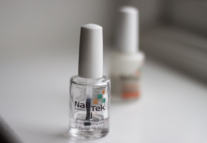 The nail treatment that I was using before this was the Nail Tek II