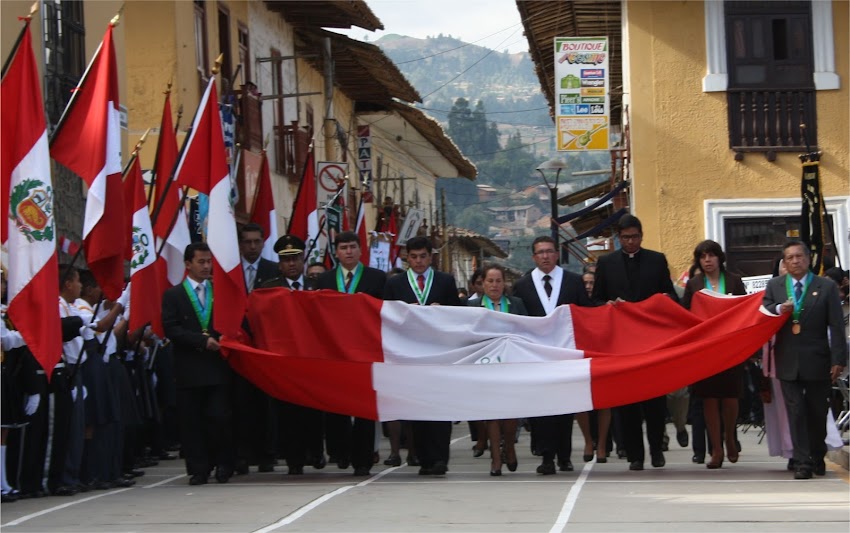 Recuerdos de Las Fiestas Patrias en Cajabamba