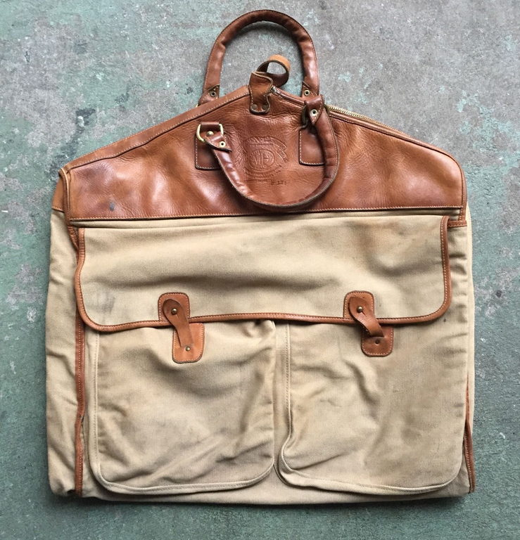thinctank: Vintage Ghurka Garment Bag