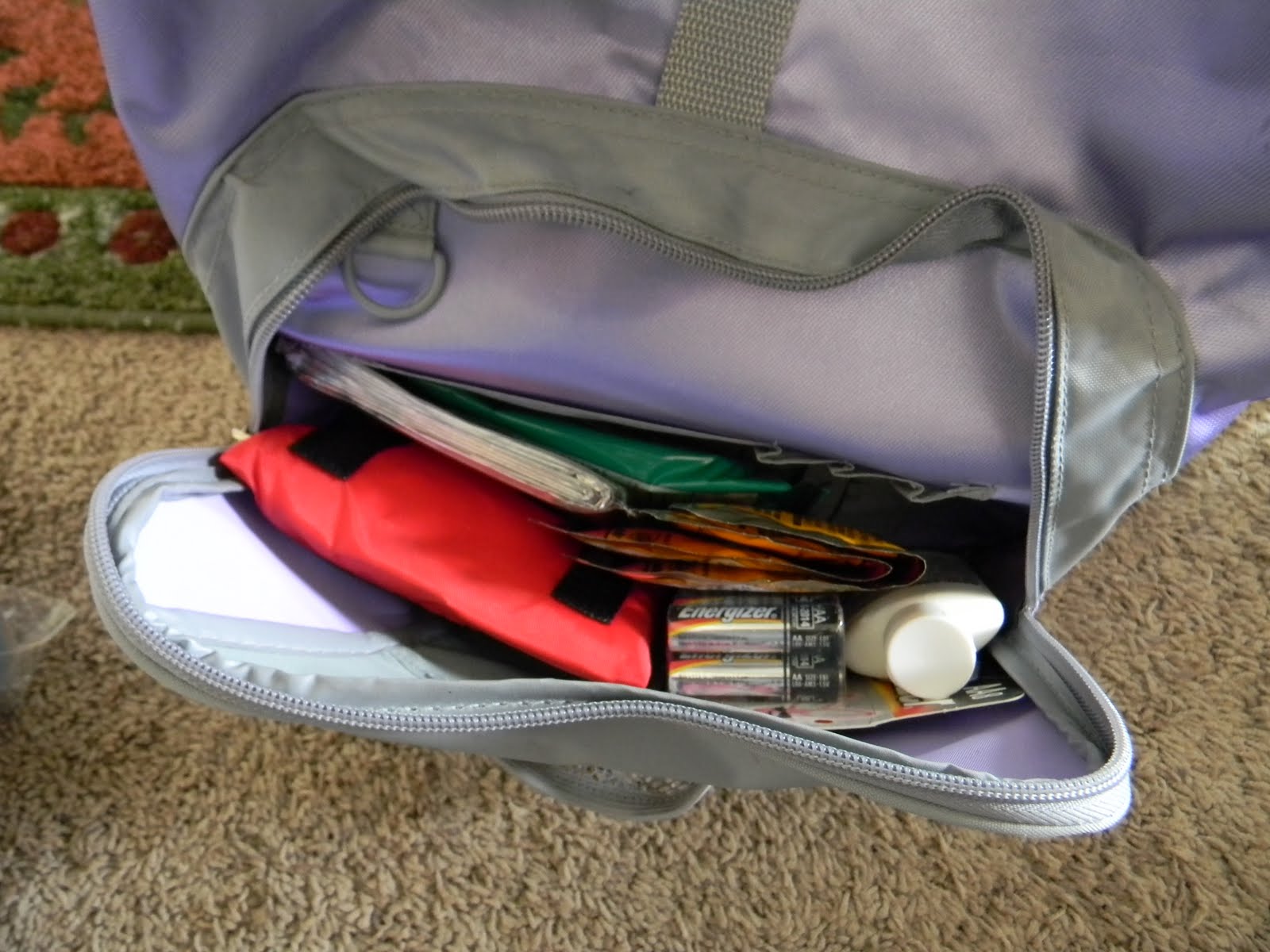 gluten method backpack emergency kit