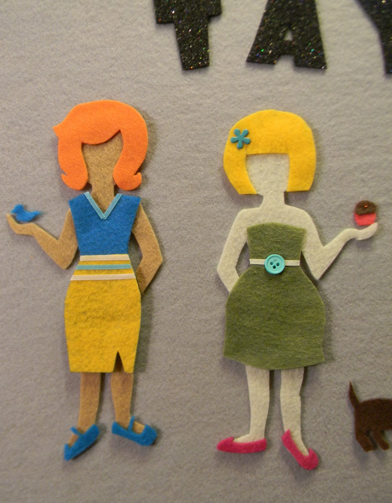 felt dress up dolls