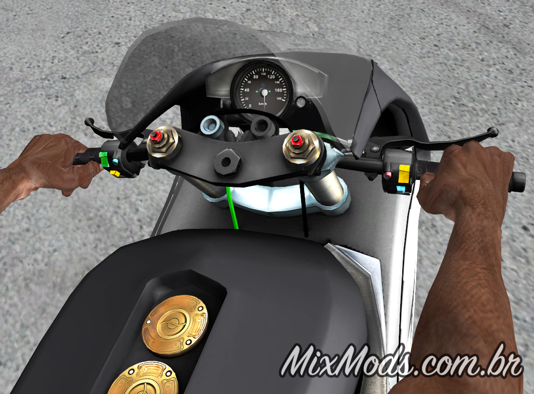 Skin Piloto de Motocross + Moto CR 125 - MixMods