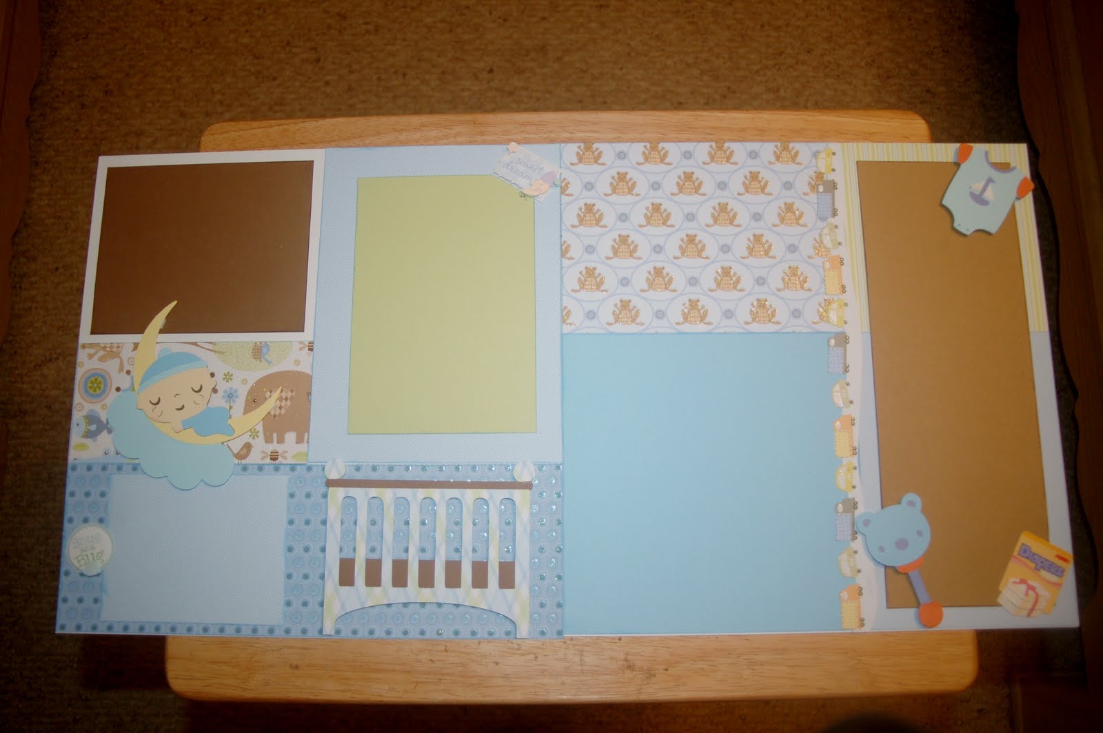 MY SPOT Baby Boy Scrapbook Album