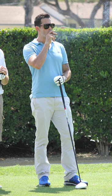 Jesse Metcalfe enjoys a cigar break at The Academy of Television Arts & Sciences Foundation’s 13th Annual Primetime Emmy® Celebrity Tee-Off, played at Oakmont Country Club in Glendale, CA (September 10, 2012).