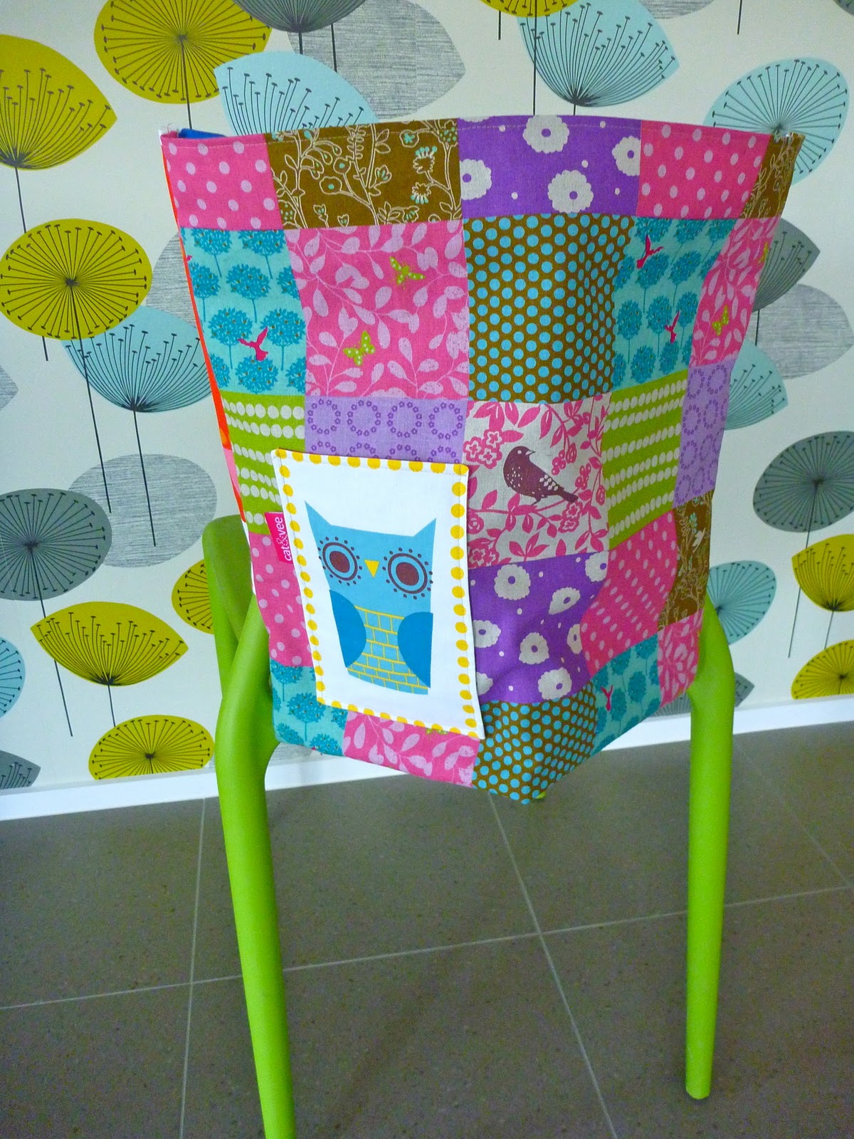 catandvee a cute and easy chair bag for you to make