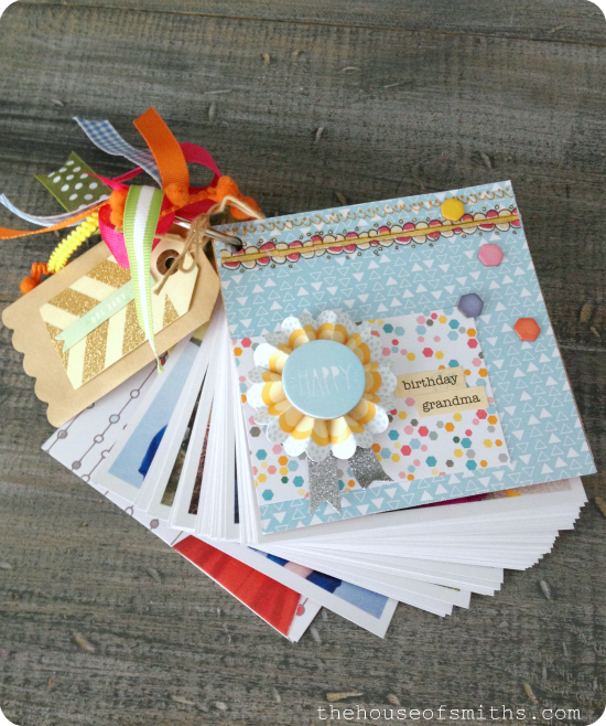 DIY Mini Photo Album Gift Idea
