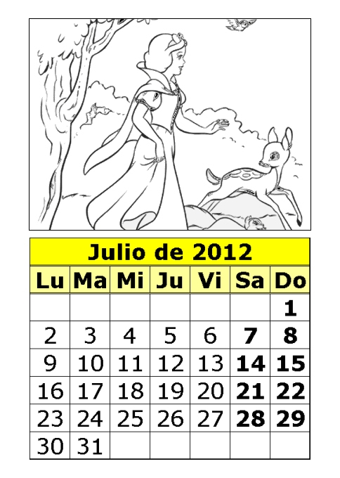 Calendarios Para Imprimir 2012 Agosto