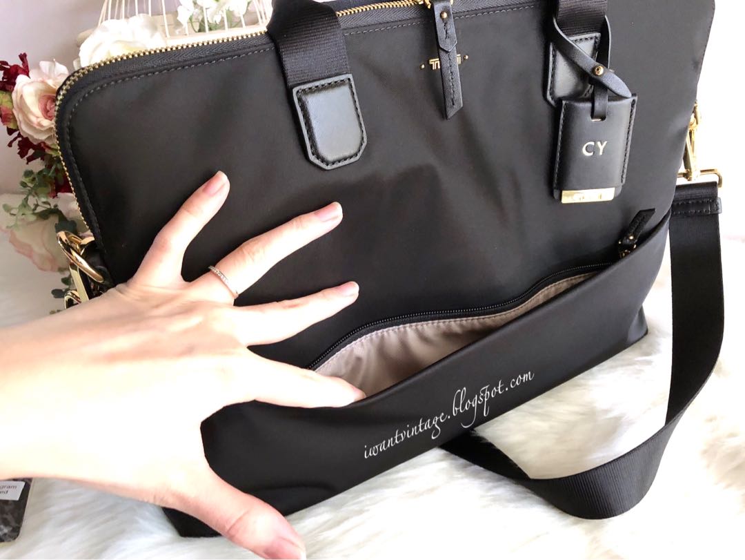 tumi tina laptop carrier