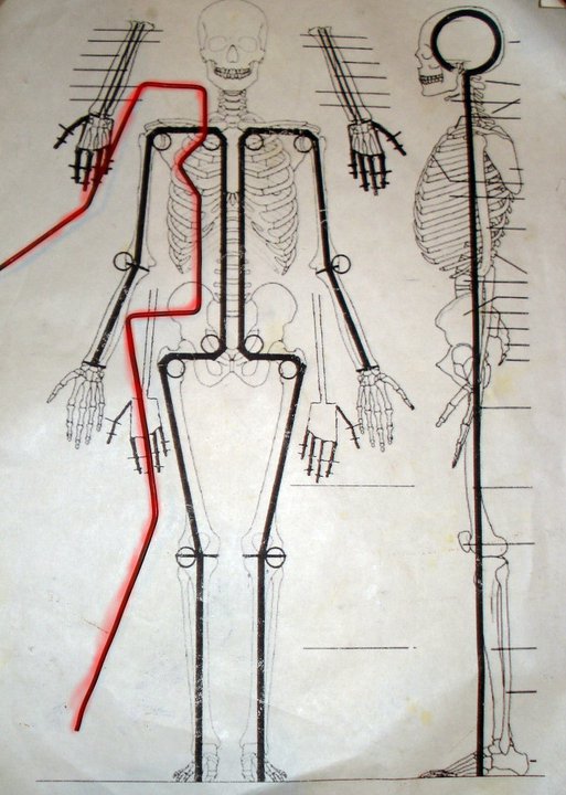Escultura X-Arte: Tutorial armado del Esqueleto