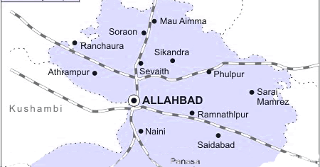 allahabad map railway rail