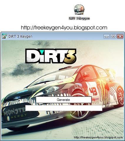 dirt 3 product key generator download