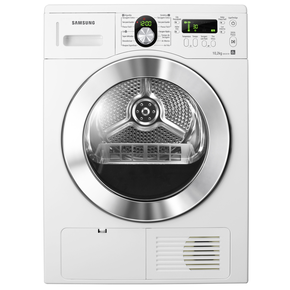 Diga adeus ao varal! Secadora Samsung Heba 10,2kg (SDC3C101/XAZ)