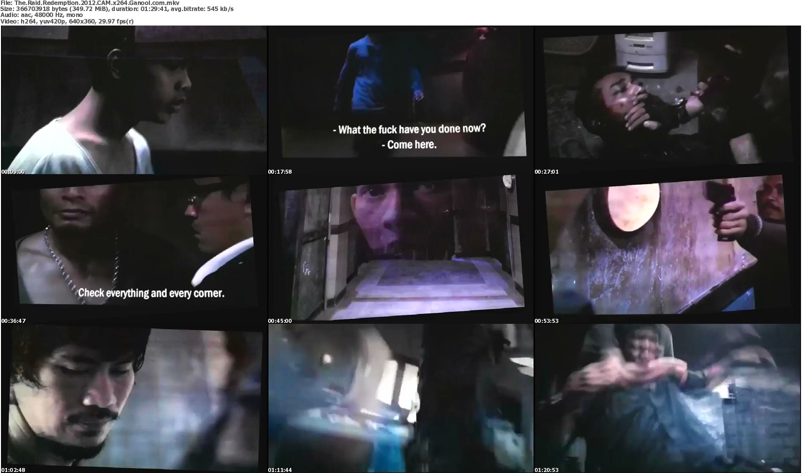 The Raid 2 2014 BluRay 720p x264 Ganool PANJI PH