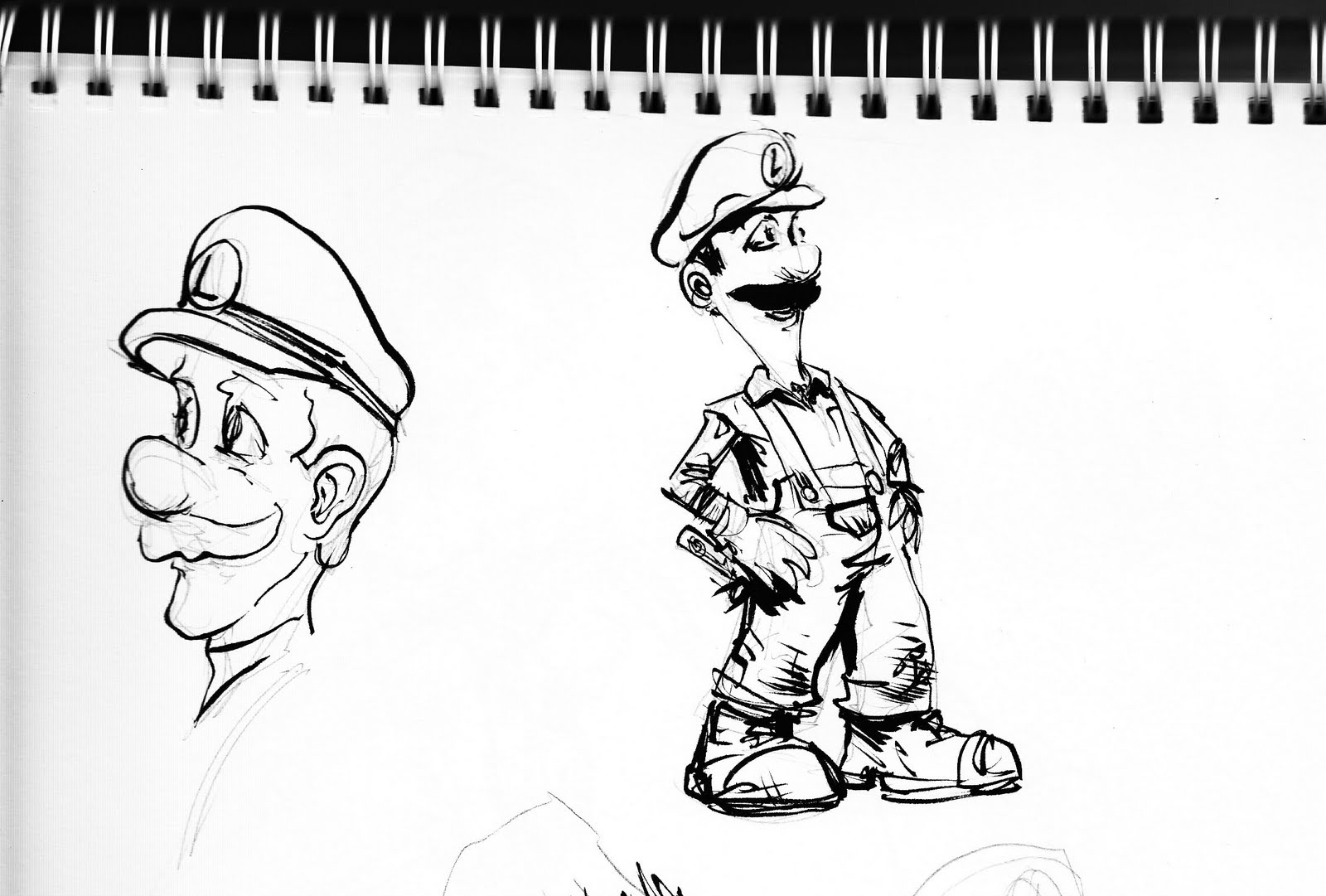 Luigi Sketches