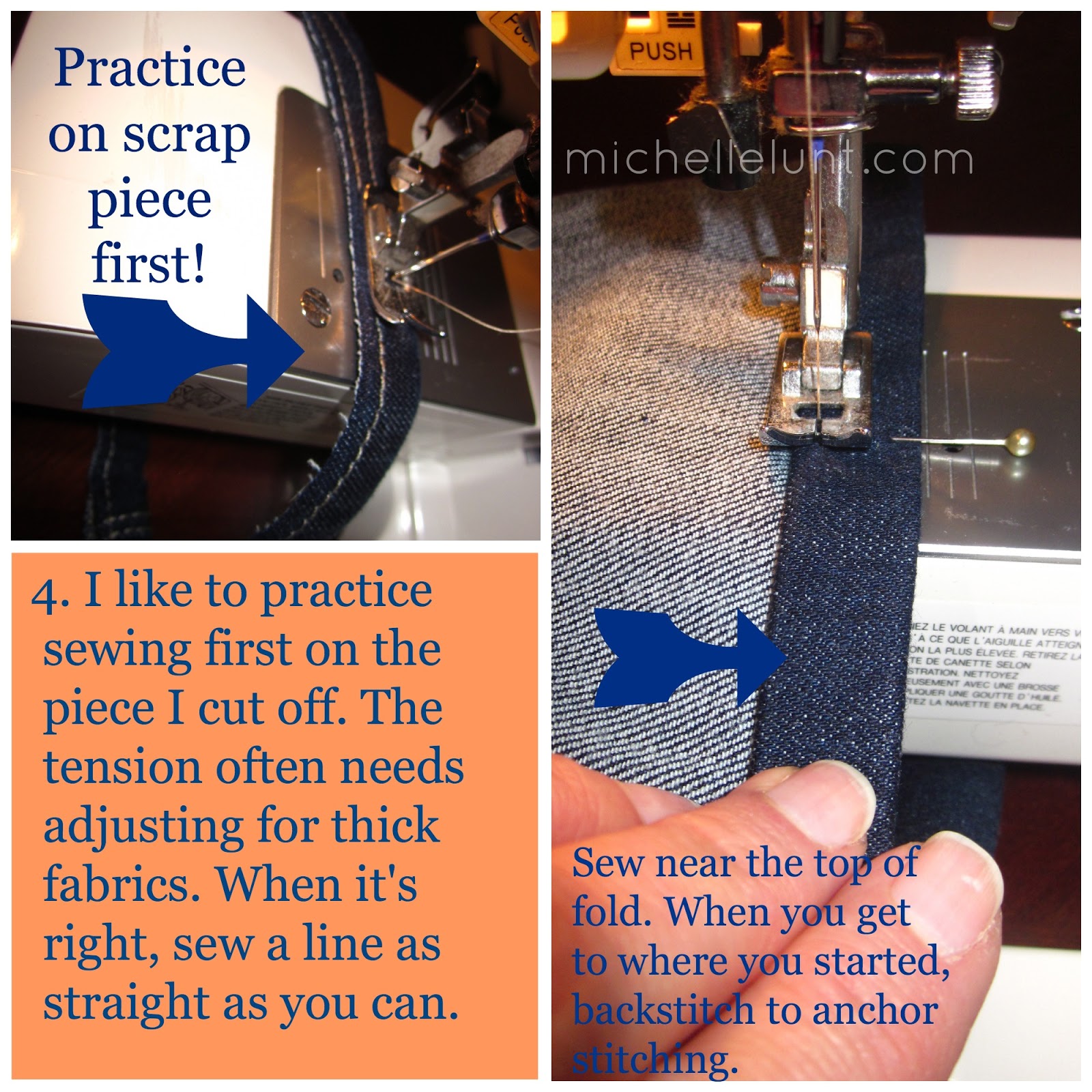 Honey I'm Home How to Shorten & Hem Jeans