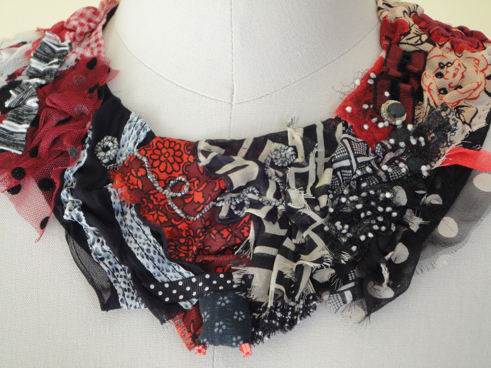 Gayle Ortiz Found Fabric Collars