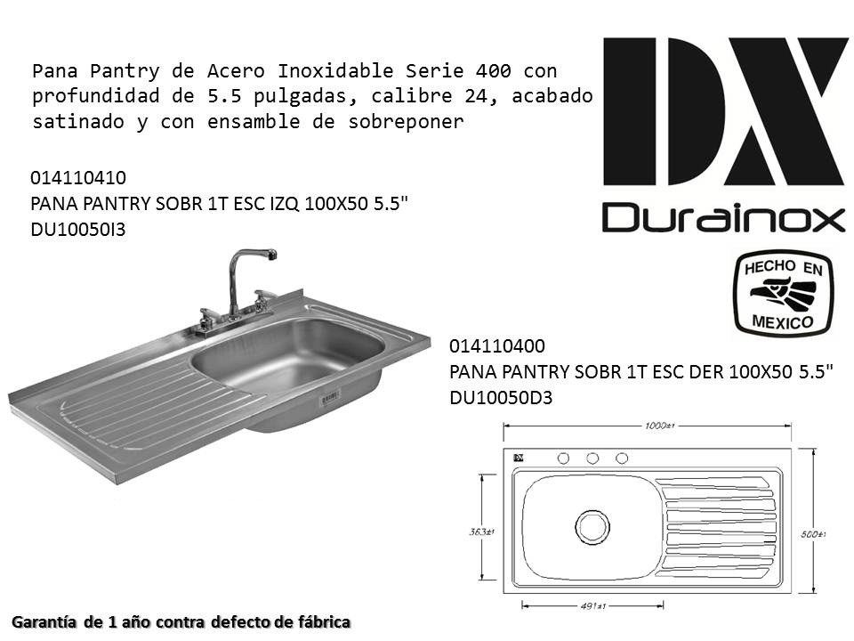 Ferretería Jenny S.A. Pana Pantry Acero Inox